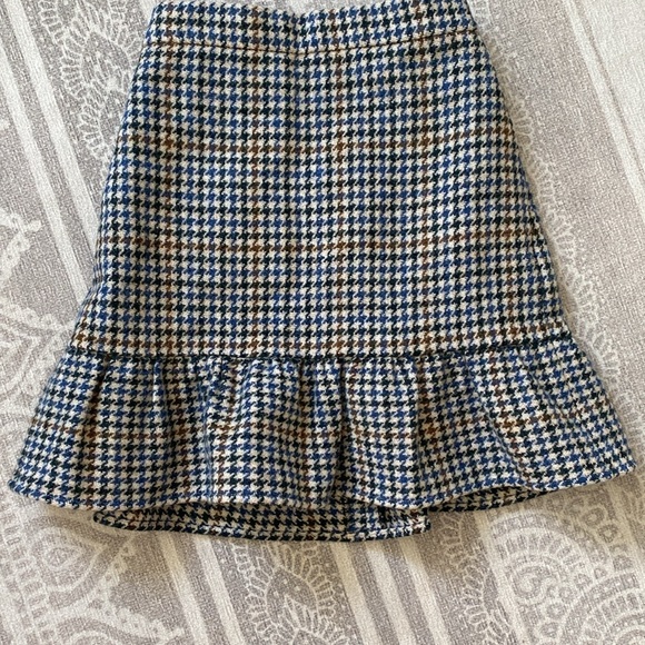 J.Crew Ruffle Mini Skirt in Houndstooth - Picture 8 of 15